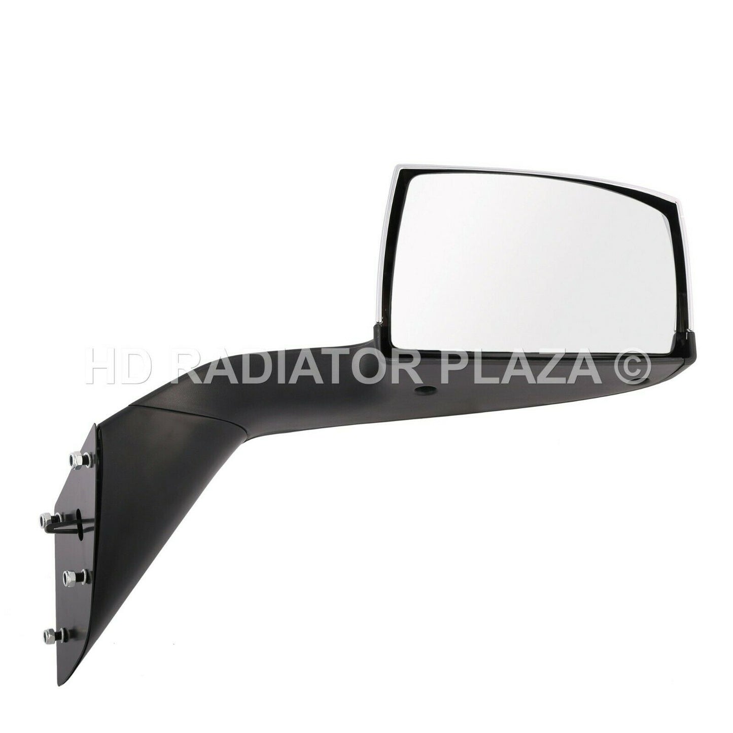 Chrome Hood Mirror Pair Set of 2 Left+Right For 15 16 17 Volvo VNL VNM VNX L+R
