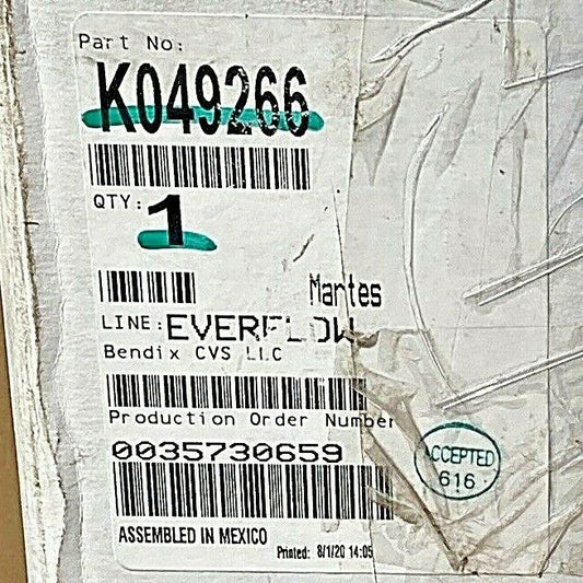 BENDIX K049266 EVERFLOW AD-CF AIR BRAKE DRYER MODULE