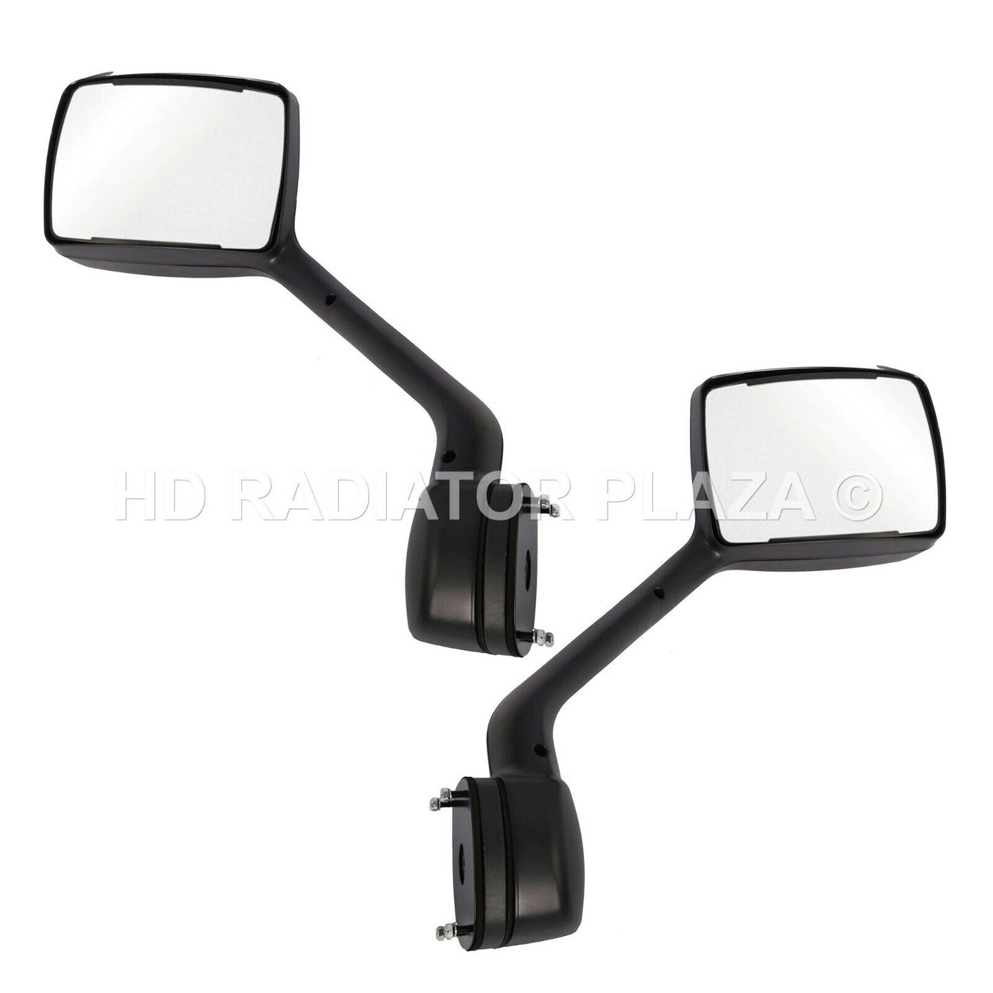 Chrome Hood Mirror Pair Set of 2 For 10+ Kenworth T680 Peterbilt 10+ 579 587