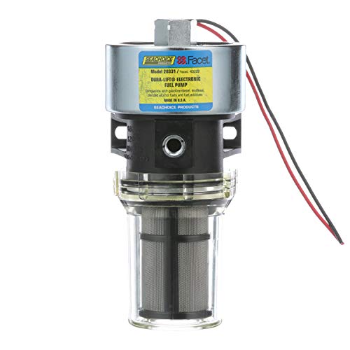 Seachoice Dura-Lift - Bomba de combustible electrónica, construcción de estado sólido, elevación de 120 pulgadas, 11.5-9 PSI, 33 GPH