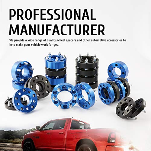 Orion Motor Tech Espaciadores de Rueda Hubcentric de 6 x 5,5, 1,25 Pulgadas, Diámetro Interior de 106 mm, Compatibles con Tacoma 4Runner Tundra Fortuner Ventury FJ Cruiser, Juego de 4 Espaciadores de 6 x 139 de 31,75 mm