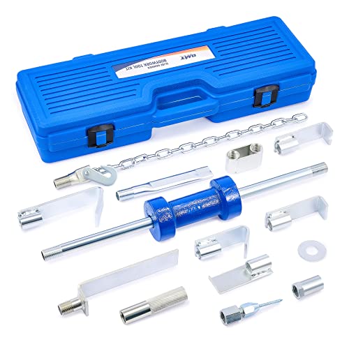 Deslizante de Alta Resistencia, Kit de Eliminación de Abolladuras con Extractor de Abolladuras de Coche Resistente y 9 Accesorios