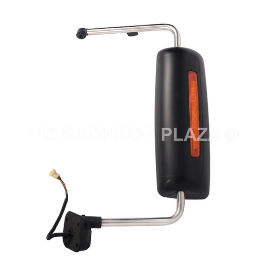 Black Rear View Side Power Heated Mirror Pair Set For 08-18 Prostar Lonestar