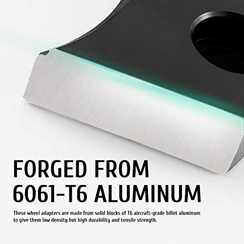 Orion Motor Tech Espaciadores de Rueda Hubcentric de 6 x 5,5, 1,25 Pulgadas, Diámetro Interior de 106 mm, Compatibles con Tacoma 4Runner Tundra Fortuner Ventury FJ Cruiser, Juego de 4 Espaciadores de 6 x 139 de 31,75 mm