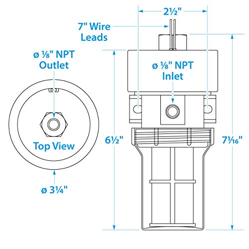 Seachoice Dura-Lift - Bomba de combustible electrónica, construcción de estado sólido, elevación de 120 pulgadas, 11.5-9 PSI, 33 GPH