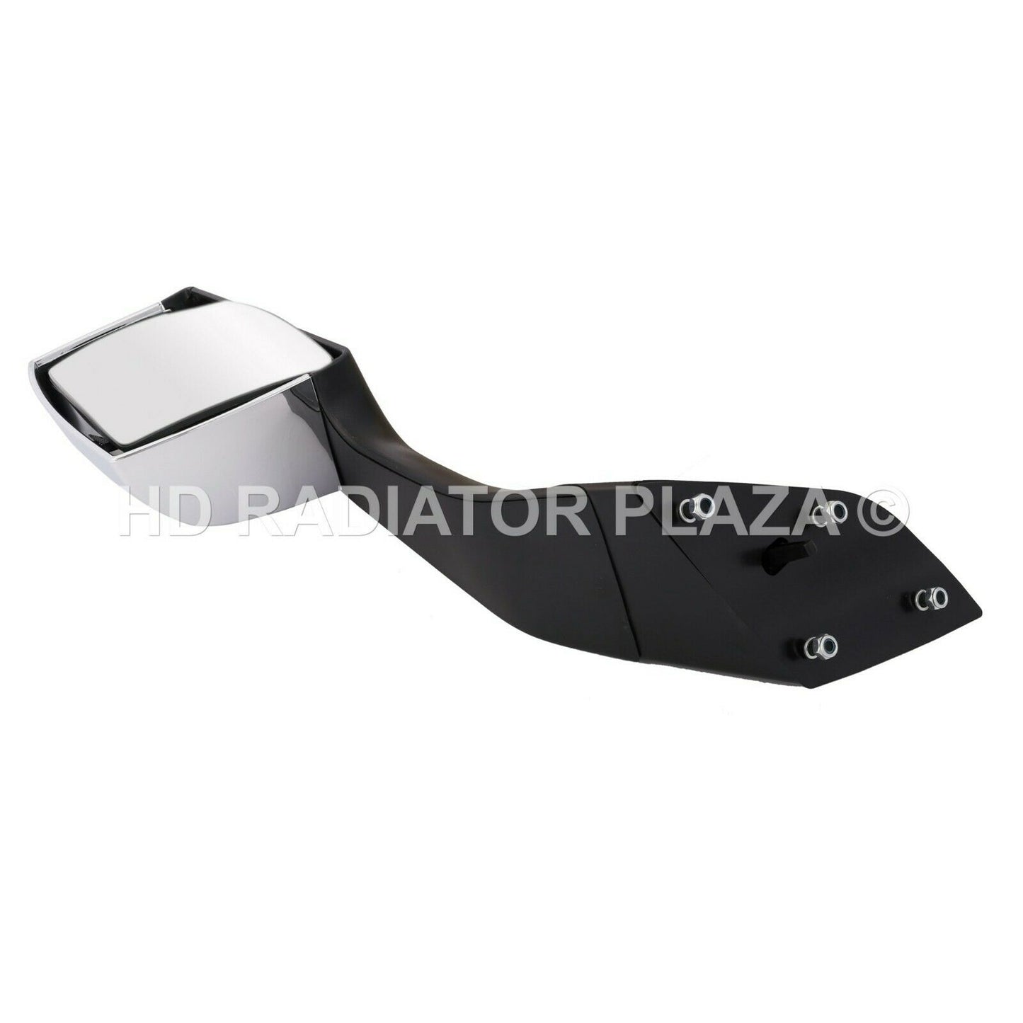 Chrome Hood Mirror Passenger Right Side Replacement For 15-17 Volvo VNL VNM VNX