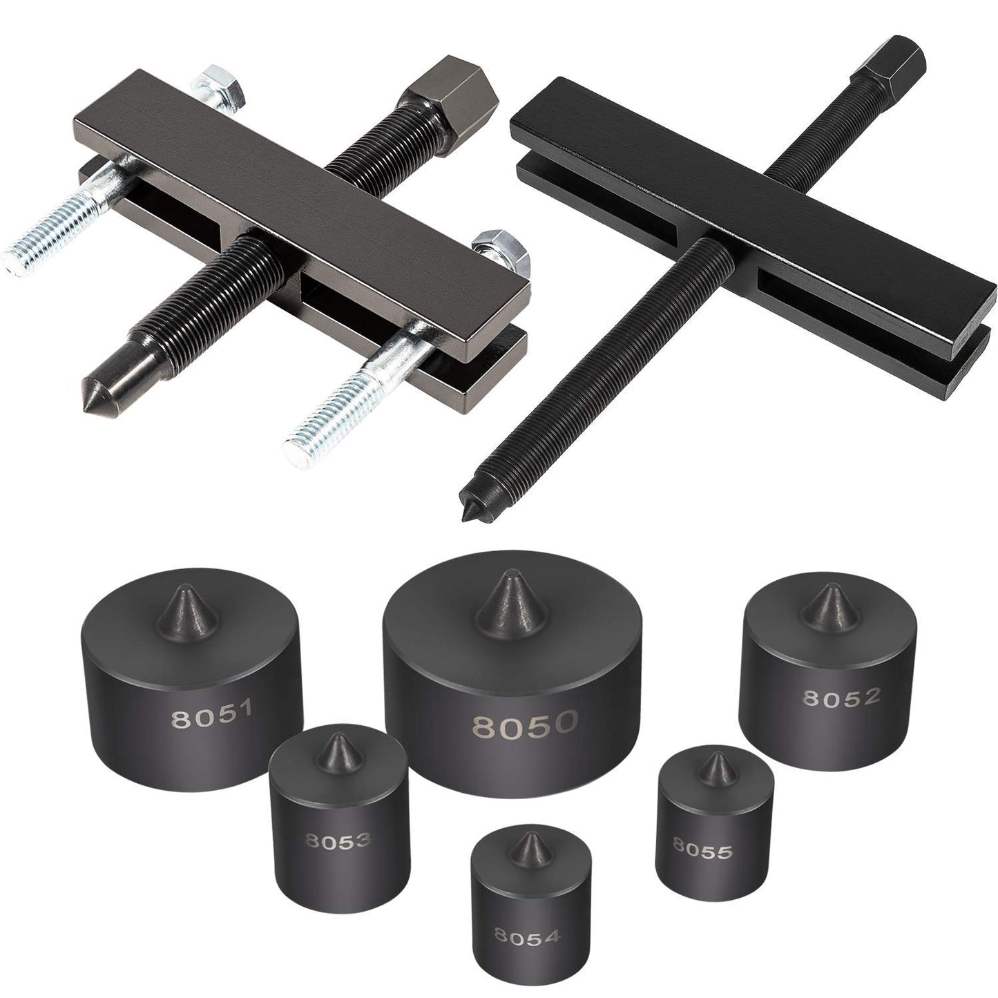 Yoursme 522 extractor de engranajes y poleas grande y 7393 extractor de engranajes y poleas y 8056 juego de protectores de eje para engranajes de distribución, poleas de ventilador