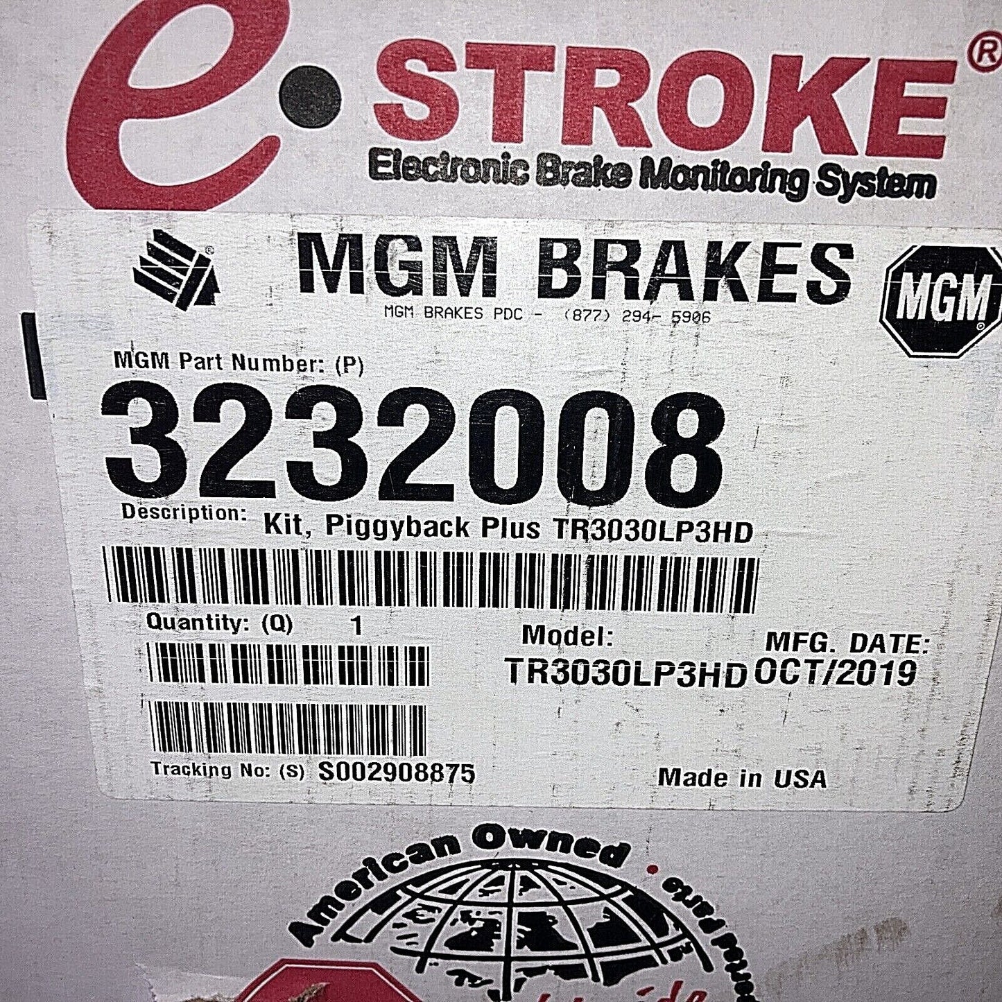 NOS 3232008 MGM AIR BRAKE CHAMBER PIGGYBACK PLUS LONGSTROKE w/ DOUBLE DIAPHRAGM