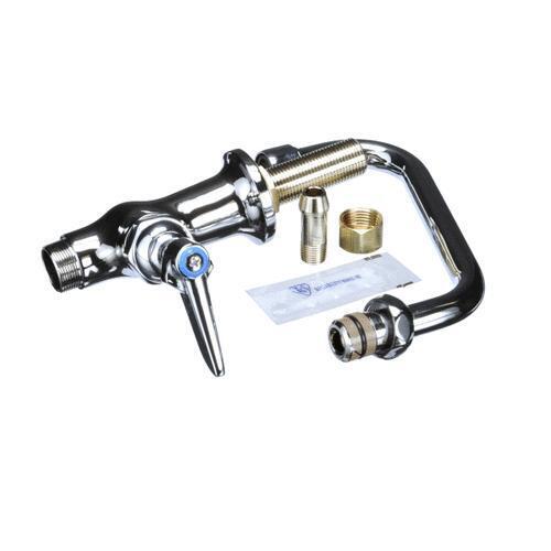 T&S Brass Single Pantry Faucet, Single Hole Base, Deck Mount B-0207