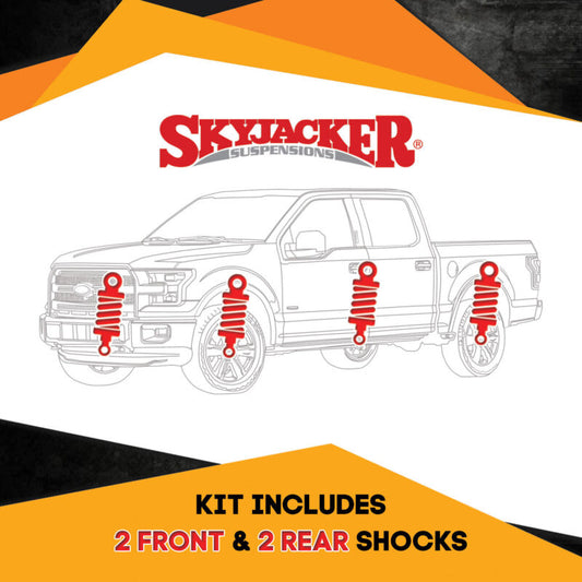 Skyjacker Mono Shocks 8.5" FR, 8.5" Rear Lift for Ford F350 Super Duty 4WD 05-16