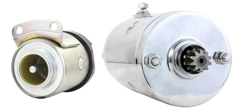 CHROME STARTER & SOLENOID FITS HARLEY DAVIDSON LOW RIDER FXS 80CI 1980 71473-77A