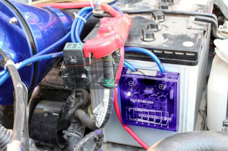 Estabilizador universal de mega voltaje de batería de automóvil regulador cable de tierra ahorro de combustible VS-BYPR