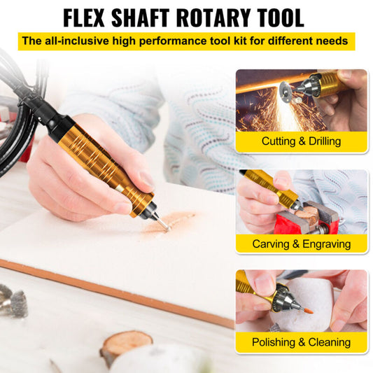VEVOR Rotary Flex Shaft Motor Reversing SR Jewelry Tools Hanging Flexshaft Motor