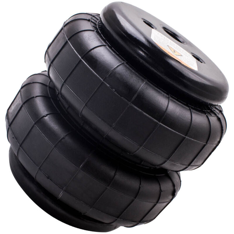 4 Pieces Heavy Duty 2500lb 1/2"NPT Double Bellow Air Suspension Spring Bag