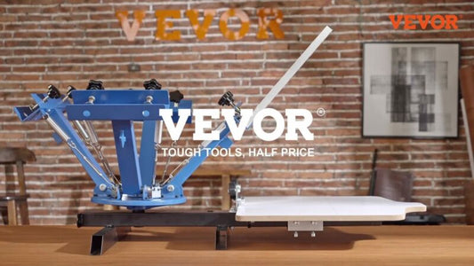 VEVOR 4 Color 1 Station Silk Screening Screenprint Press Screen Printing Machine