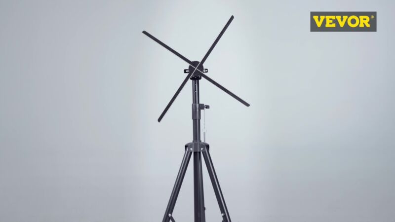VEVOR 3D Holographic Projector Hologram Fan 42cm 224 LED for Advertising