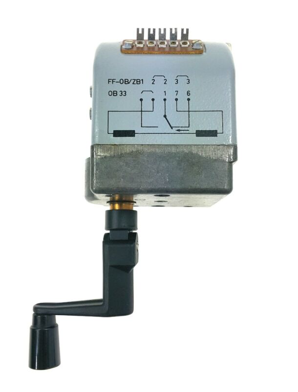 MANIVELA TELÉFONO-RADIO DINAMO GENERADOR POTENCIA INDUCTOR ALTERNADOR