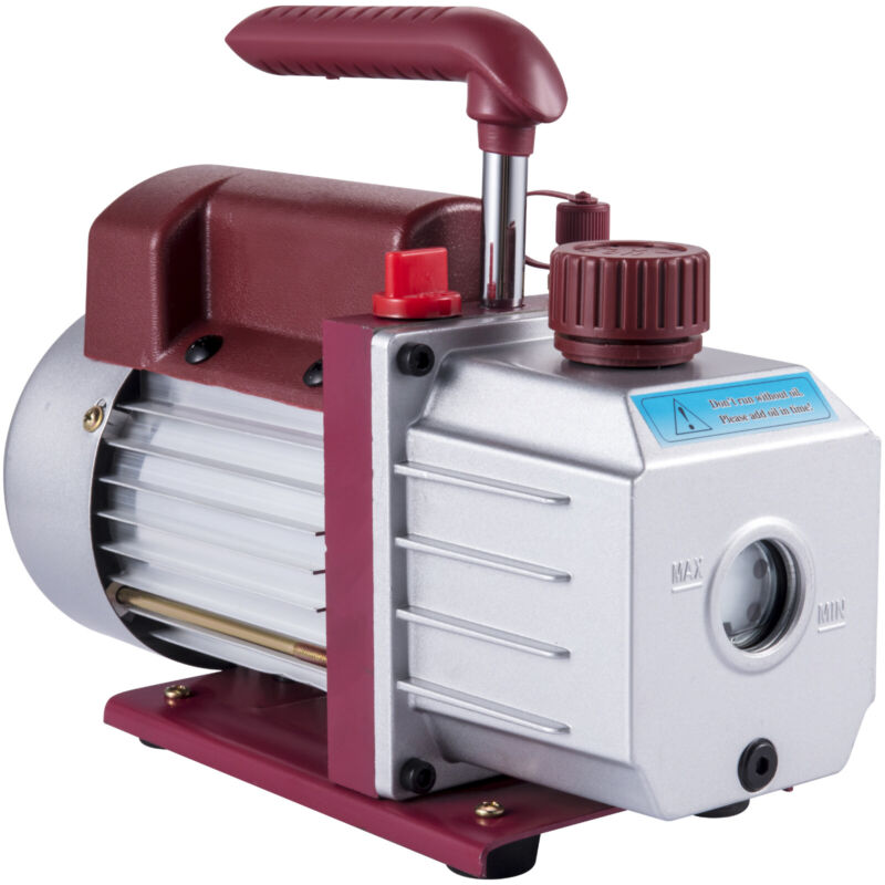 4.5 CFM Single-Stage Rotary Vacuum Pump HVAC/Auto AC 4.5CFM 1/3HP 1/2"ACME inlet