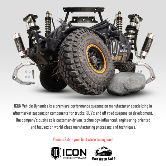 2.0 Reservoir Shocks ICON Rear for Chevrolet Silverado 1500 2007-2019 4WD