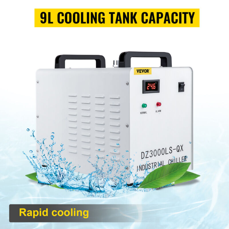 VEVOR Laser Industrial Water Chiller CW-3000 for CO2 Cutter Tubes Laser Engraver