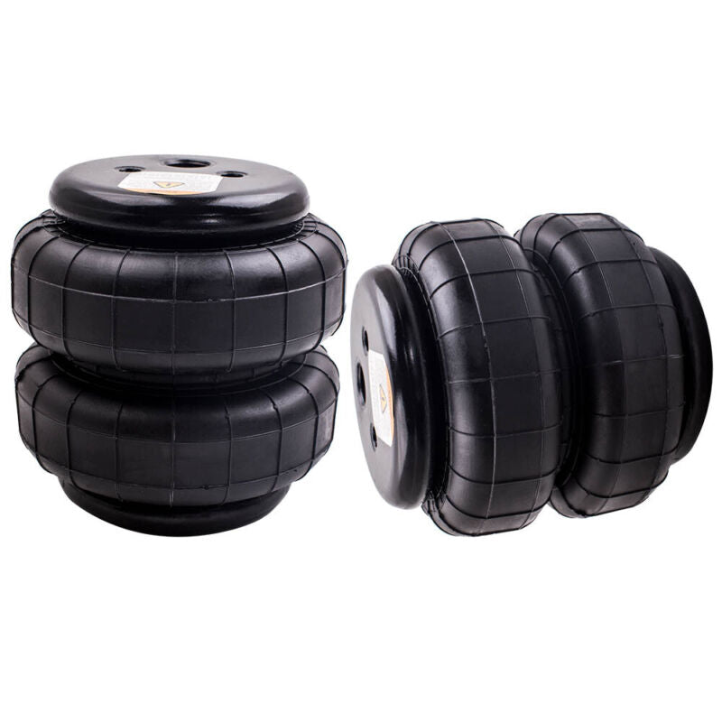 2 Packs Air Ride Suspension Bag Standard 2500 lb 1/2"npt Single Port Heavy Duty