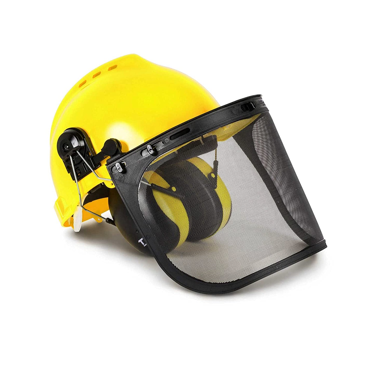 TR Industrial, casco forestal de seguridad con sistema de protección de audición