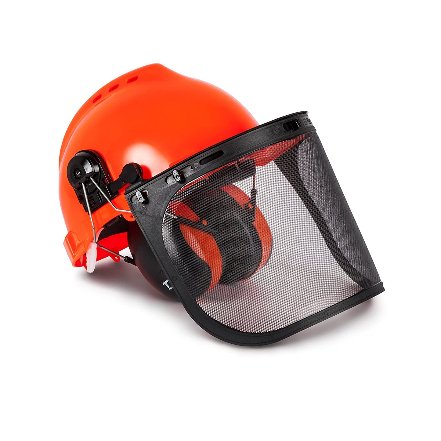 TR Industrial, casco forestal de seguridad con sistema de protección de audición
