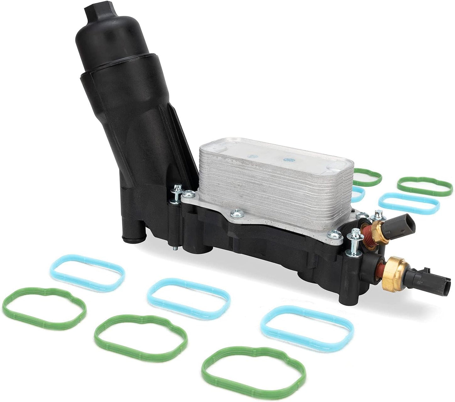 68105583AF 3.6 - Carcasa de filtro de aceite de motor compatible con Dodoge Journey Charger Challenger Caravan Durango Avenger Wrangler Grand Cherokee Chrysler 200 300 Town Country 2014-2017