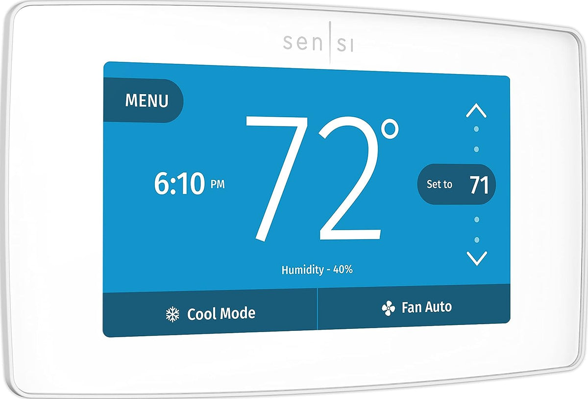 Emerson Sensi Touch Wi-Fi Termostato con pantalla tactil Blanco