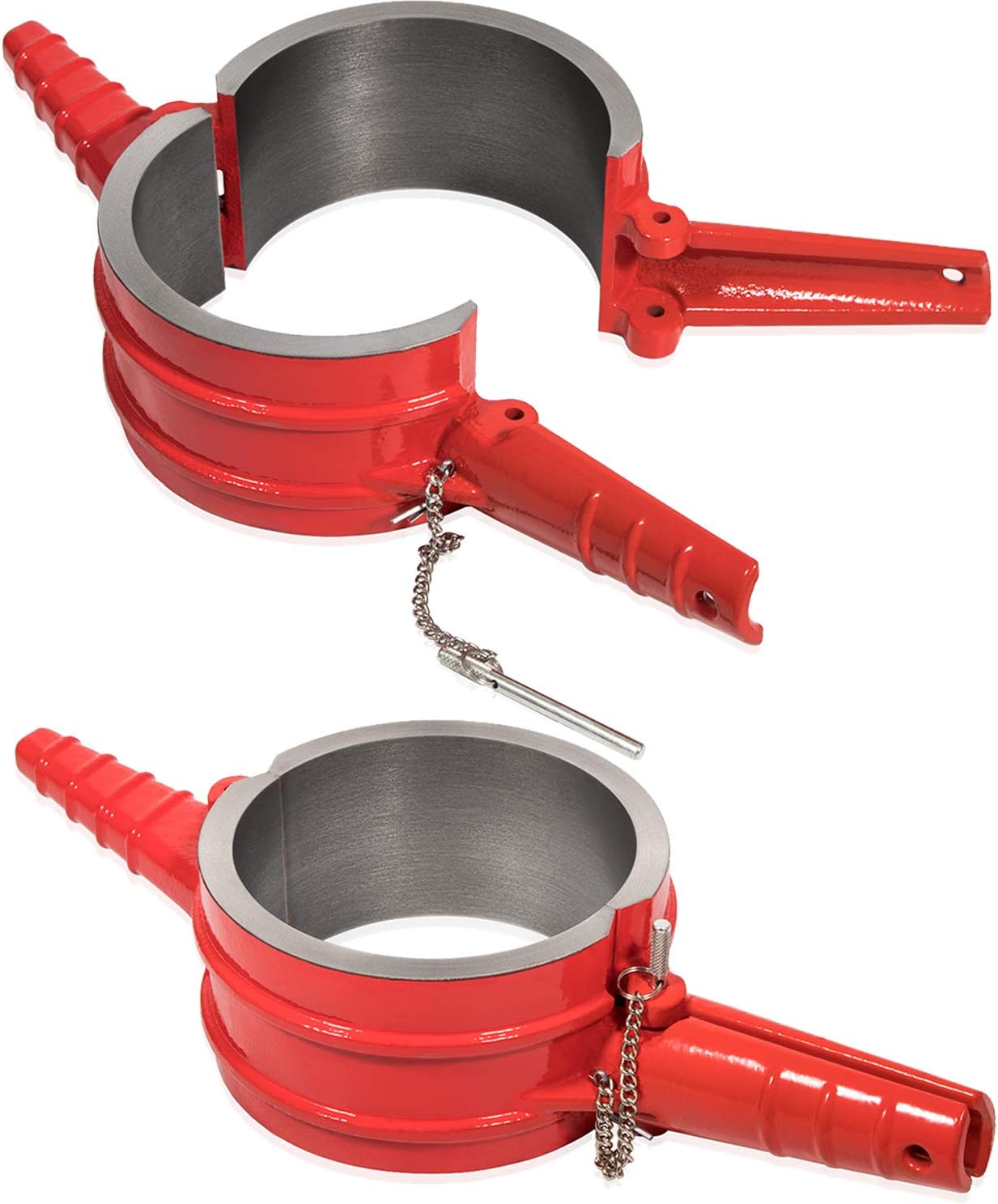 Herramienta instaladora para extractor de compresor de anillo de pistón para Cummins ISX QSX, Caterpillar 3400, 3406 3408 3412 y C-15 de 5.4 pulgadas, diámetro alternativo PT-7040 5394454 (rojo)