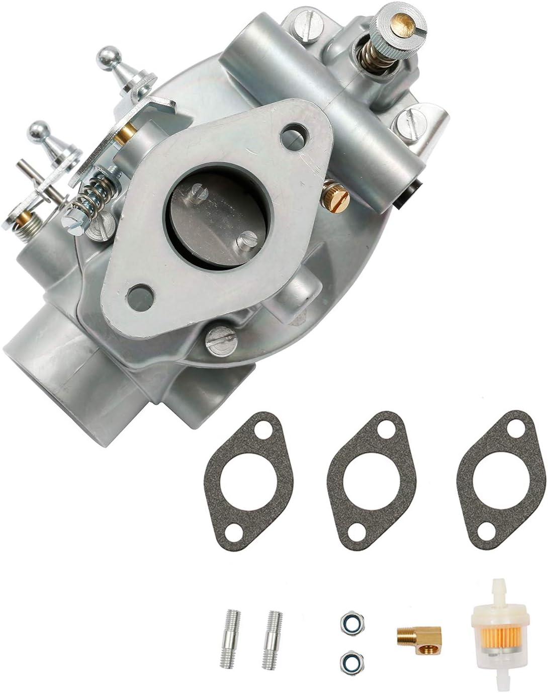 Carburador Tractor Carb con junta y pernos | Para Ford Jubilee NAA NAB Tractor Marvel Schebler | Reemplazo # EAE9510C, B2NN9510A, TSX428