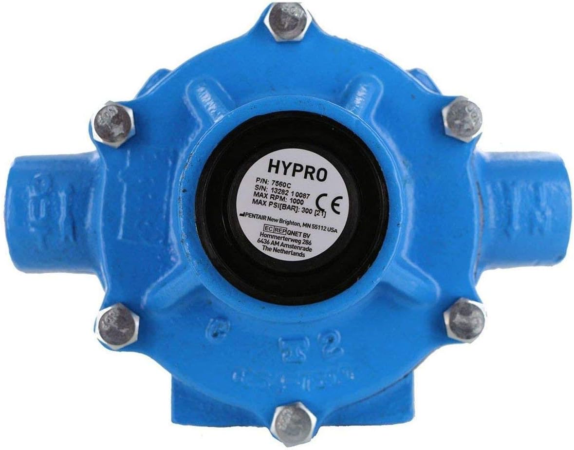 HYPRO 7560C Bomba de hierro fundido 8 rodillos