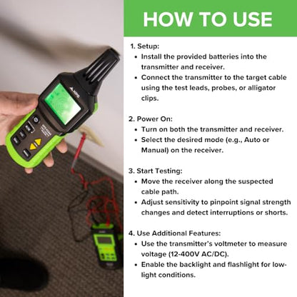 KPS -CC840 Advanced Wire Tracker - Herramienta de detección de cables y tuberías de precisión