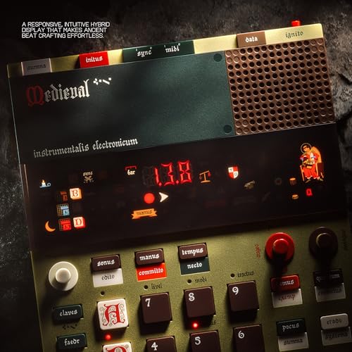 teenage engineering K.O. II sampler, caja de ritmos y secuenciador con micrófono incorporado y efectos (EP-1320)