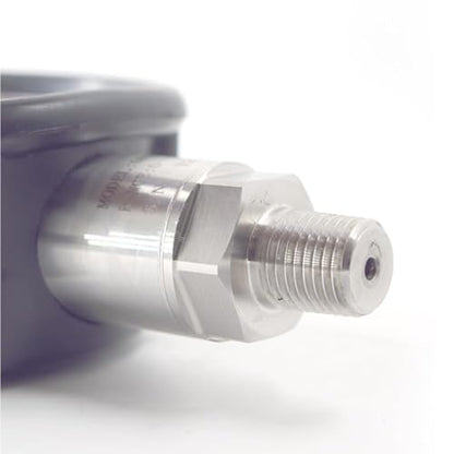 DPG Medidor de presión de neumáticos digital certificado de agua calibrada para vacío hidráulico y medidor de presión HVAC (rango: -14.50 a 362.59 PSI) (-1 a 25 bar) para HVAC, aceite y gases