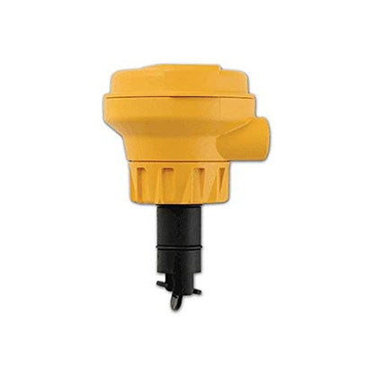 GF Signet 3-2537-6C-P0 Sensor de flujo de rueda de paleta de montaje integral, cuerpo de polipropileno, rotor de PVDF negro, pasador de titanio, salida de 4 mA-20 mA, 0.5" a 4", 11"