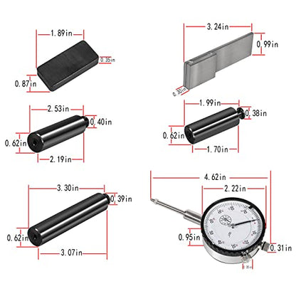 11001 Kit de herramientas de servicio de comprobador de profundidad de piñón diferencial apto para pernos GM 10-14, para Ford 7.5 pulgadas, 8 pulgadas, 8.8 pulgadas, 9 pulgadas, para Dana 30-80, para