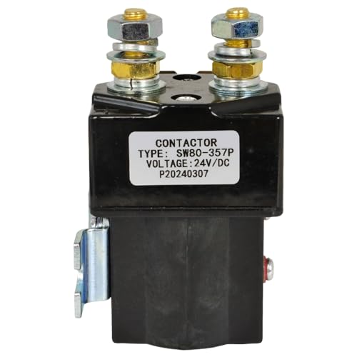 24V 100A SW80-357P SPST Contactor Solenoide Continuo Sellado a IP66 Compatible con Albright