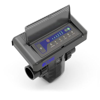 CircuPool Sistema de clorador de sal CORE35 | 8 años de garantía del fabricante | Sin penalización de instalación DIY | Titanio de EE. UU. | Salida CL de 1.4 libras | Generador electrónico de cloro
