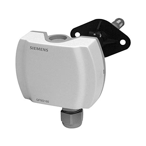 Siemens Sensor de conducto de temperatura y humedad QFM2160 (rango de temperatura: 32.0 °F a 122.0 °F) para sistemas de aire acondicionado y ventilación, HVAC, automóviles por Siemens Modelo: QFM2160