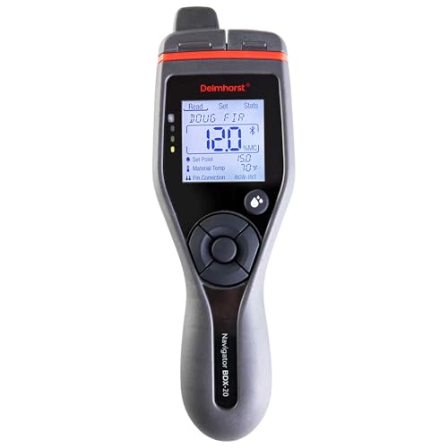 Delmhorst BDX-20W/CS BDX-20 Medidor de humedad con estuche de transporte
