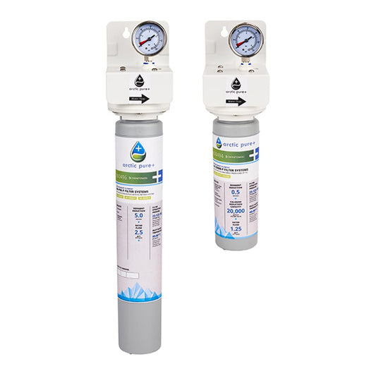 Manitowoc AR-20000-P Arctic Pure Plus Sistema de filtración de agua de una máquina de hielo de cartucho único, capacidad de 20.000 galones K-00494