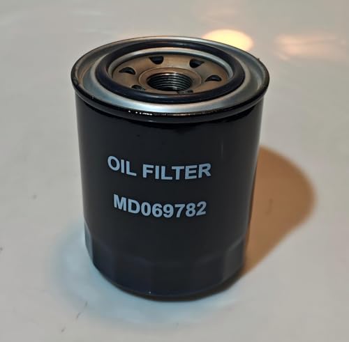 MD069782 Filtro de aceite giratorio aplicable al motor L4-2.3L-140 4D56 compatible con Ford - RANGER BRONCO II compatible con Mitsubishi - TRITON PAJERO TRITON MN MQ compatible con Hyundai