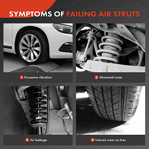 A-Premium Soporte de suspensión de aire compatible con Volkswagen Touareg Porsche Cayenne 2011 2012 2013 2014 2015 2016 2017 2018 delantero izquierdo lado del conductor