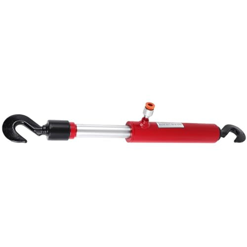 SCITOO - Carpa hidráulica de tracción trasera, 10 toneladas, para máquina de bastidor eléctrico, carrocería, tienda roja