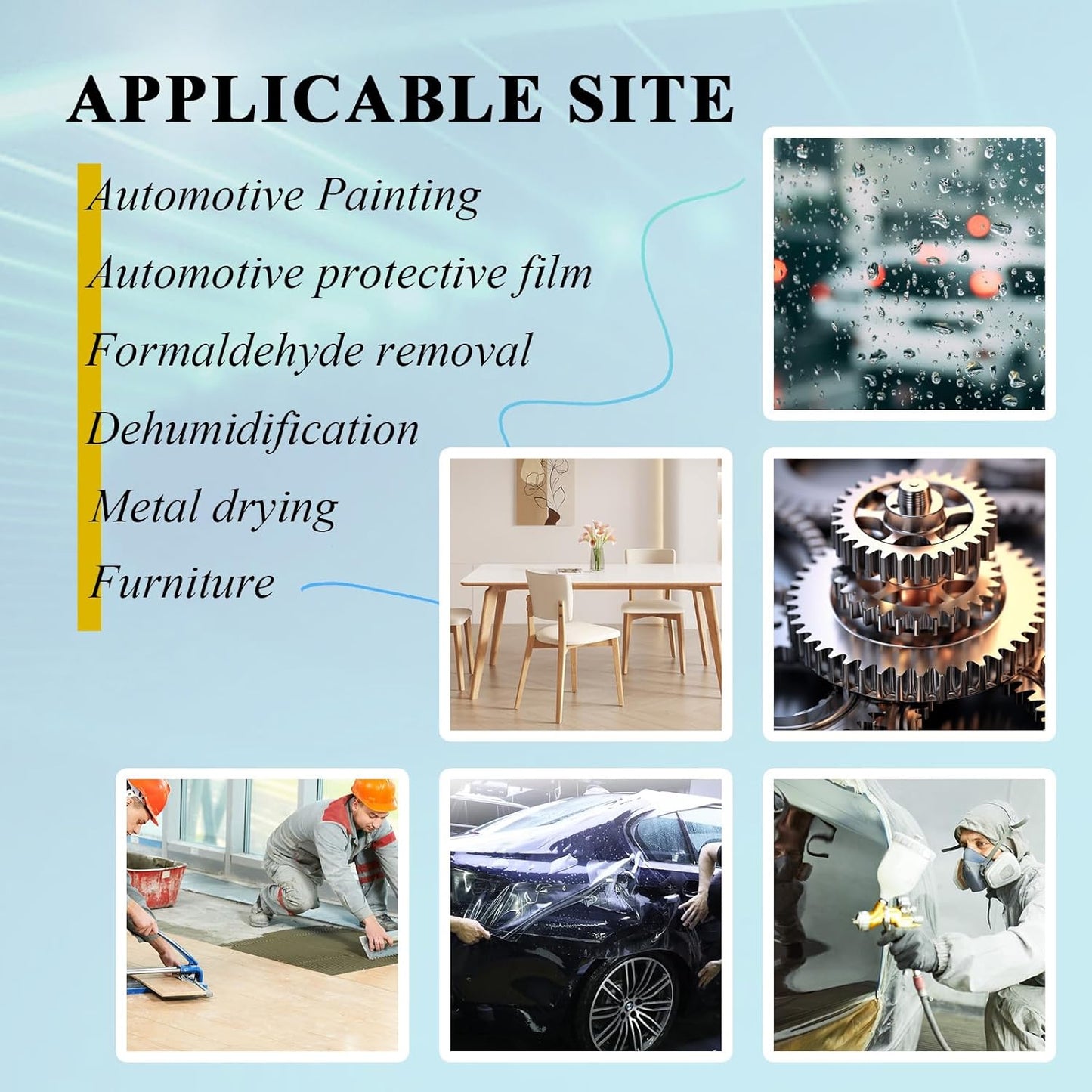 Lámpara de curado de pintura infrarroja Solary – Secador de pintura infrarroja de onda corta con temporizador para cabina de pulverización de pintura de coche, 2100 W