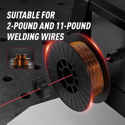 ANDELI 5 en 1 cortador de plasma soldador combo, 160Amp 110/220V Máquina de soldadura de doble voltaje, Gas MIG/Flux MIG/Lift TIG/Stick/Cut Multi-Proceso Soldador (MCT-416 PRO)