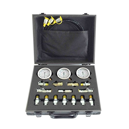 XZT Kit de acoplamiento de prueba de presión hidráulica de 60 MC, kit de medidor de presión, peajes de reparación de excavadoras, kit de reparación de maquinaria de construcción de excavadoras