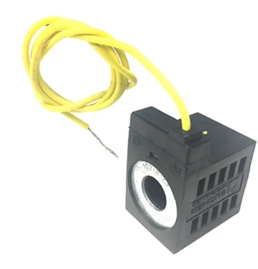 Bobina 00678-D 10 voltios, CC, bobina conectada a tierra, 1 cable, tamaño 8