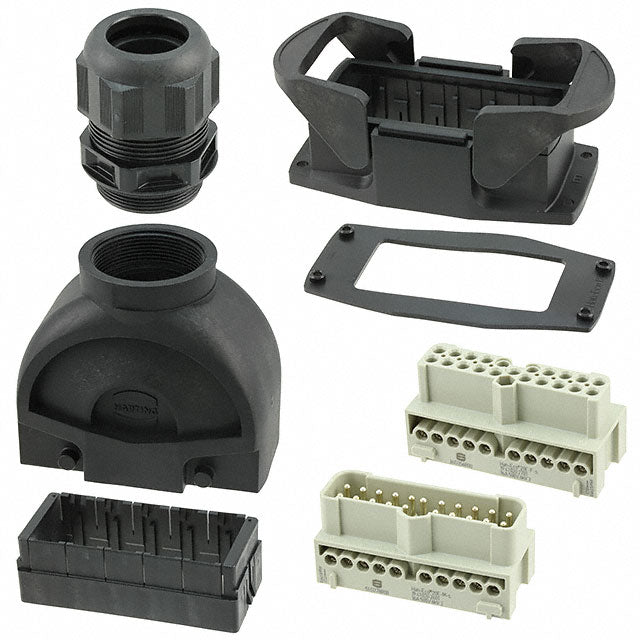 HARTING 10410000006 Han-Eco® Top-Hood, Bottom-Base 20+Ground